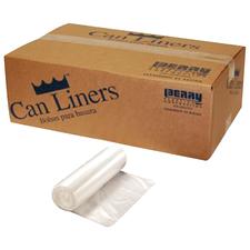 Trash Can Liner Bags – Clear, 30 x 36, 0.5 ml Thick, 250/Pkg