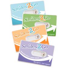Smiles to Go Floss Mirror in Assorted Colors, Personalized, 3-1/2" W x 2-1/2" H, 288/Pkg