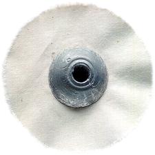Meule à polir en mousseline à centre en plomb, 76 mm x 914 mm (3 po x 36 po)