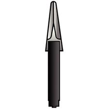 Diamond Lamineer Tip Safe-Sided Knife Edge Black