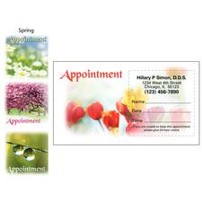 Seasonal Scenes Sticker Appointment Card Assortment, 3-1/2