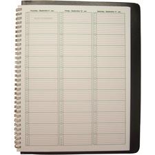 Dated Week-in-View Appointment Book (100), 8-1/2" x 11"<b> </b>