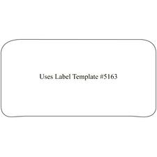 Blank Laser Label, 2-5/8" x 1" (30 per page), 100 Sheets/Pkg