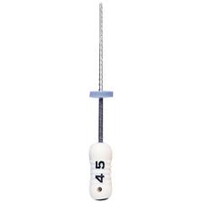 Limes endodontiques Hedstrom – Acier inoxydable, 25 mm, 6/emballage