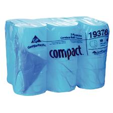 Compact® Coreless High Capacity 2-Ply Bathroom Tissue, 18 Rolls/Pkg