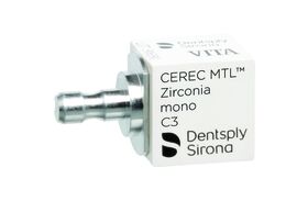 Blocs CEREC MTL Zirconia pour CAO/FAO – Mono, 4/paquet