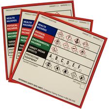 GHS Chemical Product Labels, 4