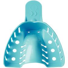 Braval® Perforated Disposable Impression Trays – Blue, 12/Pkg