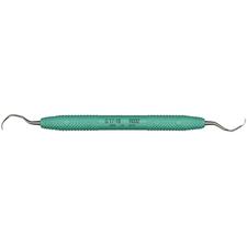 Amazing Gracey™ Curettes – # 17/18 Gracey, Standard, Green Resin Handle, Double End