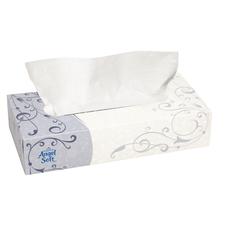 Facial Tissue, Flat Box, Angel Soft ps®, 100 Sheets/Box, 30 Box/Case