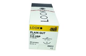 LOOK™ Plain Gut Sutures Absorbable – Cuticular Reverse Cutting, 12/Pkg