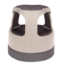 Scooter Stool, Gray, 15-7/16" W x 15" H x 15-7/16" D