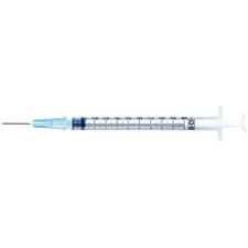 Tuberculin Syringe/Detachable Needle – 1 ml, Slip Tip, 100/Box