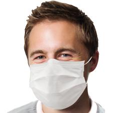 Ultra® Sensitive Face Mask with Biosafe® – ASTM Level 3, White, 40/Box