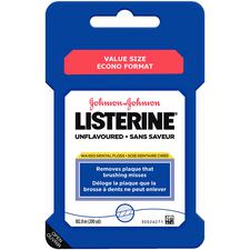 Listerine® Floss – Unflavored, 200 yd, 6/Pkg