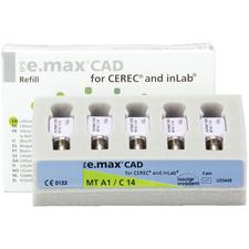 Blocs IPS e.max® CAD TM (translucidité moyenne) - C14, 5/emballage