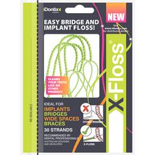 X-Floss® Floss – Green, 30/Pkg