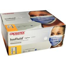 Isofluid® FogFree® Earloop Face Masks with Shield – ASTM Level 1, 25/Box