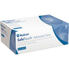 Gants d'examen SafeTouch® Advanced™ Form – Bleu, non poudrés, en nitrile, 200/emballage