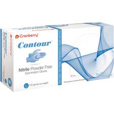Cranberry Contour® Powder Free Nitrile Exam Gloves – Latex Free, 100/Box