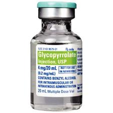 Glycopyrrolate Injection – 4 mg/20 ml Strength, 20 ml, 1/Pkg