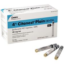 4% Citanest® Plain Dental without Vasoconstrictor – NDC 66312-0580-16, Injection, 50/Pkg