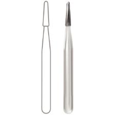 Midwest® Operative Carbide Burs – FG, 6 Flute, Tapered Fissure, Dome End