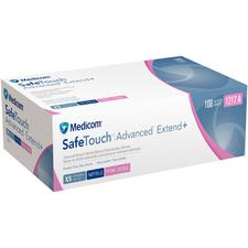 SafeTouch® Advanced™ Extend+ Nitrile Exam Gloves - Pink, 100/Pkg