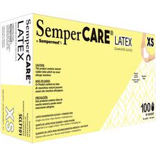Sempercare® Latex Exam Gloves - Powder Free, 100/Pkg