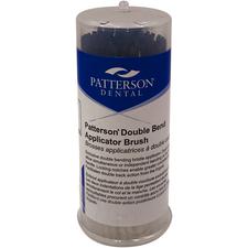Patterson® Double Bend Applicator Brush - Easy-Shake Dispenser, 100/Pkg