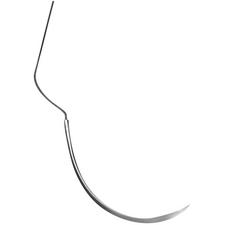 Perma Sharp® Black Silk Sutures – 5-0, C-22 Needle, 16.2 mm, 3/8 Circle, Reverse Cutting, 18", 12/Pkg
