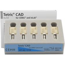 Blocs Tetric® CAD pour CEREC/inLab – TE (translucidité élevée), 5/emballage
