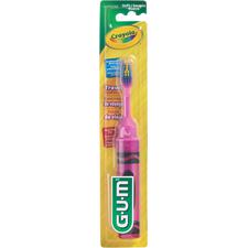 GUM® Crayola™ Travel Toothbrushes – Soft, 12/Pkg