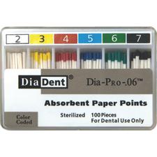 Pointes de papier type Dia-PRO - cône 0,06, 100/emballage