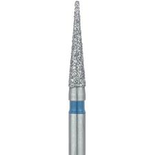 Patterson® Ultrasharp Diamond Burs – FG Standard, Medium, Needle, # 858-016, 1.6 mm Diameter, 8.0 mm Length, 5/Pkg