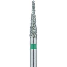 Patterson® Ultrasharp Diamond Burs – FG Standard, Coarse, Needle, # 858-016, 1.6 mm Diameter, 8.0 mm Length, 5/Pkg