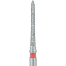Patterson® Ultrasharp Diamond Burs – FG Standard, Fine, Torpedo Taper, Modified Chamfer Diamond, # 879K-012, 1.2 mm Diameter, 10.0 mm Length, 5/Pkg
