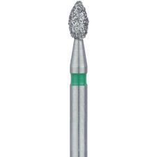 Patterson® Ultrasharp Diamond Burs – FG Standard, Course, Bud, Pointed Football Diamond, # 368-018, 1.8 mm Diameter, 3.5 mm Length, 5/Pkg