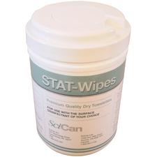 Stat-Wipes Dry Wipes – Roll Refill, 18/Pkg