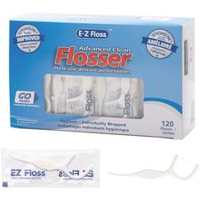Porte-soie dentaires pour les adultes emballés individuellement E-Z Floss™, 1 200/emballage