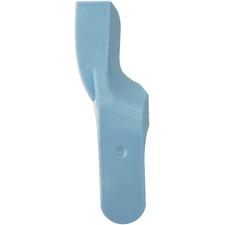 Porte-empreintes en plastique jetables Patterson® – solide, bleu, 12/emballage
