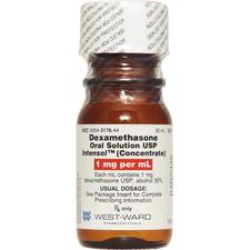 Dexamethasone Sodium Phosphate, Oral Solution – 1 mg/ml Strength, 30 ml, Bottle, NDC 00054-3176-44
