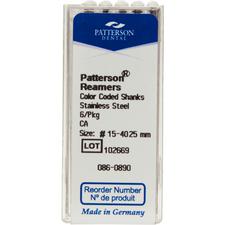 Patterson® Engine Reamers – Stainless Steel, Latch Type, 25 mm, 6/Pkg