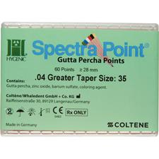 Hygenic® Spectra Point® Greater Taper Gutta Percha Points, 60/Pkg