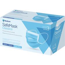 SafeMask® Classics™ Procedure Earloop Face Mask – ASTM Level 3, Latex Free, 50/Pkg