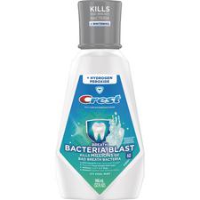 Crest® Breath Bacteria Blast Multi-Care Whitening Mouthwash – Icy Cool Mint, 946 ml Bottle, 6/Pkg