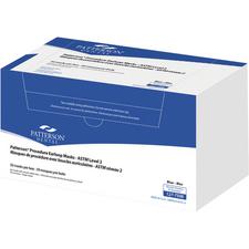 Masque de procédure avec contours d’oreille Patterson® – ASTM niveau 2, bleu, paquet de 50