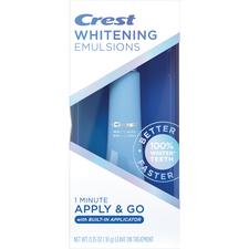 Crest® On-the-Go Teeth Whitening Emulsions with Built-In Applicator – 10 g, 8/Pkg