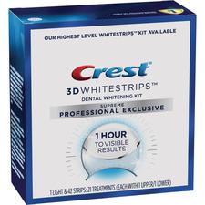 Crest® Professional Teeth Whitening Whitestrips™ Supreme with LED Light Kits