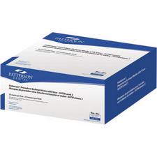 Patterson® Procedure Earloop Mask with Visor – ASTM Level 3, Latex Free, Blue, 25/Pkg